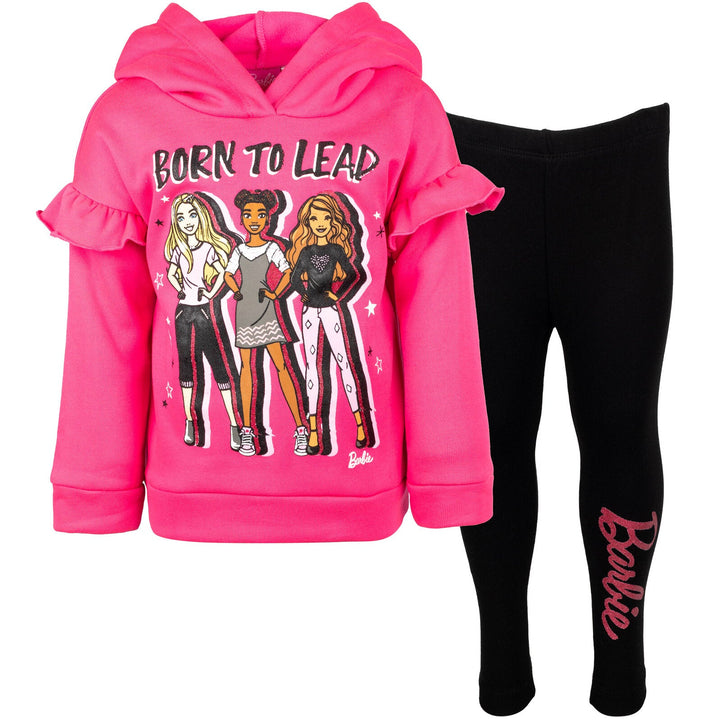 Barbie Fleece Hoodie and Leggings Outfit Set - imagikids