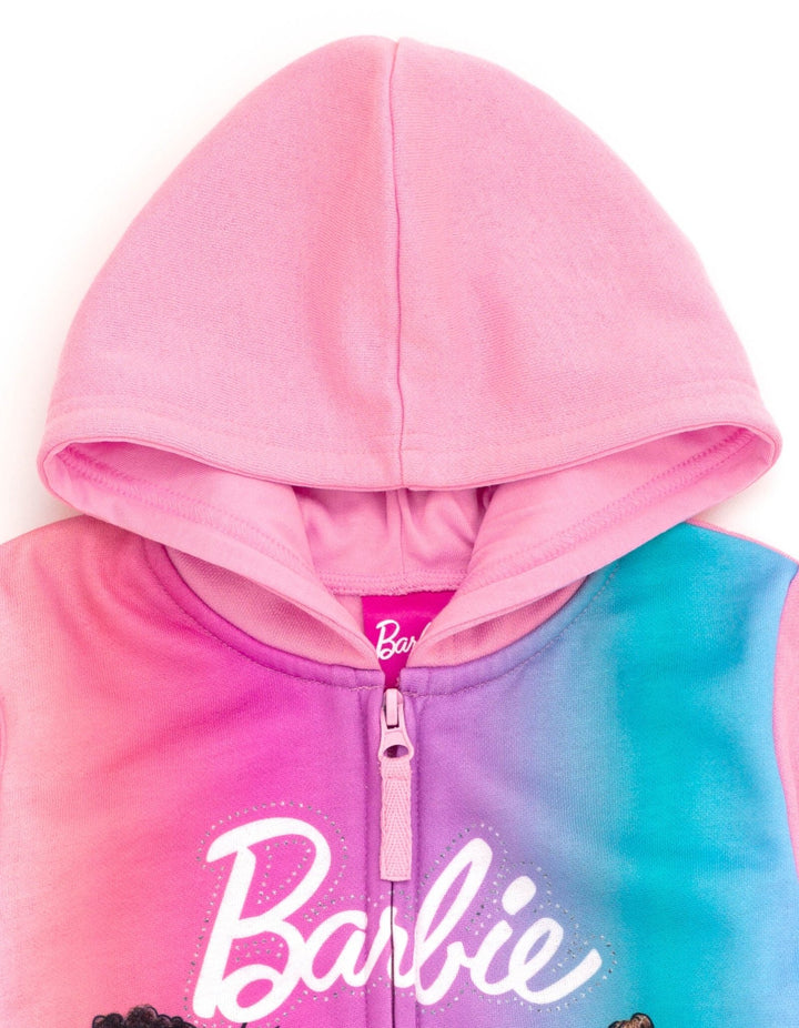 Barbie Fleece Zip Up Hoodie - imagikids