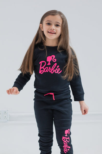Barbie French Terry Sweatshirt and Jogger Pants Set - imagikids