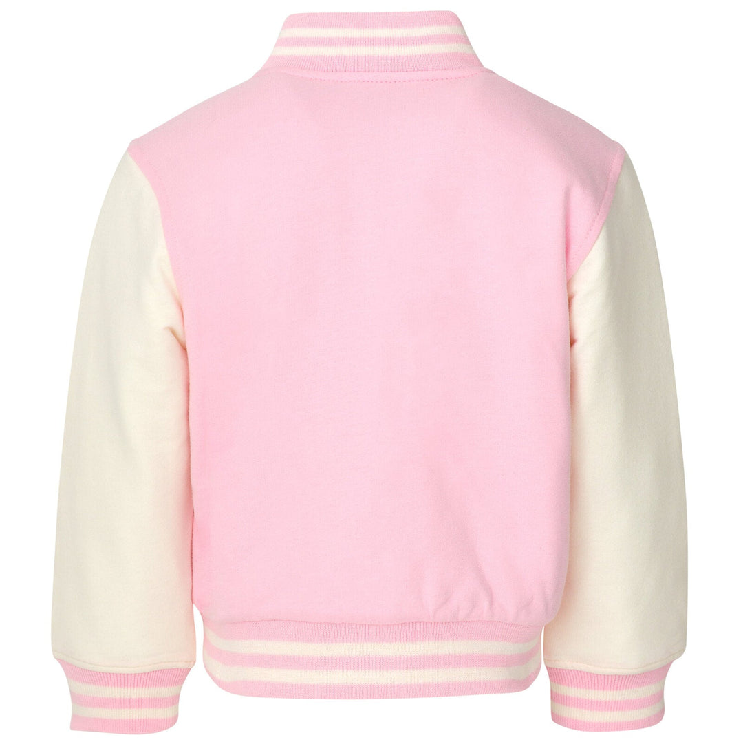 Barbie Girls French Terry Varsity Bomber Jacket - imagikids