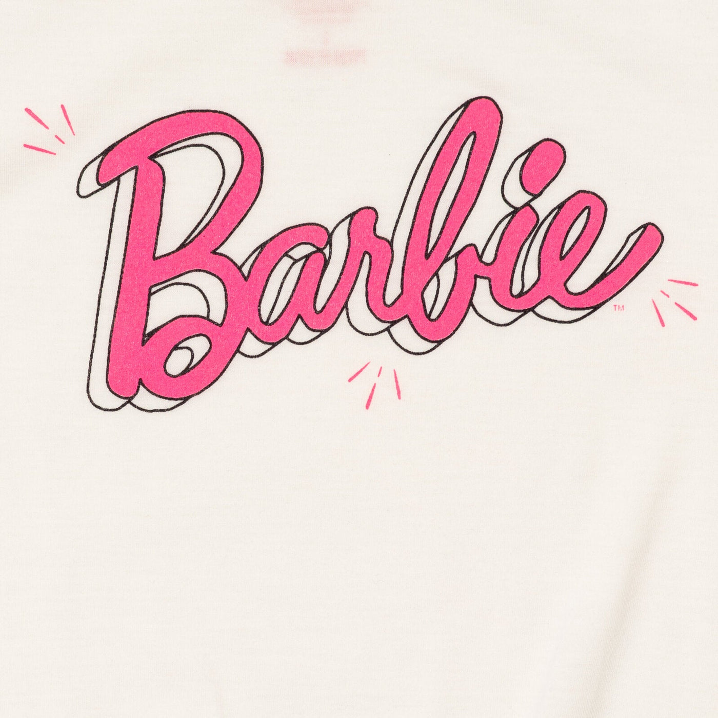 Barbie Knotted Graphic T-Shirt & Bike Shorts - imagikids
