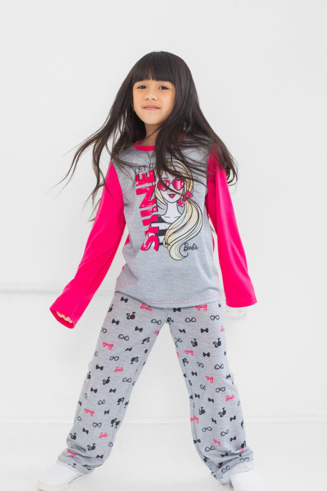 Barbie Pajama Shirt and Pants Sleep Set - imagikids