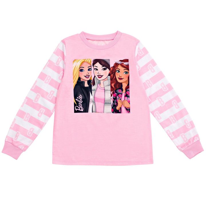 Barbie Pajama Shirt Pants and Slippers 3 Piece - imagikids