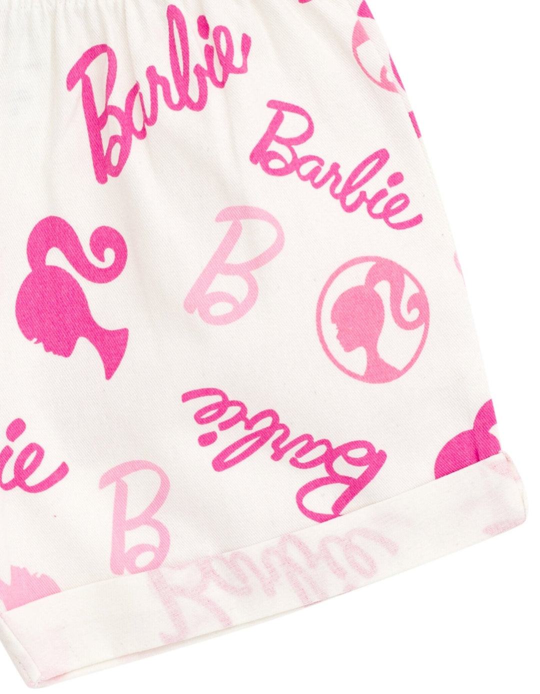 Barbie Peplum T-Shirt and Twill Shorts Outfit Set - imagikids