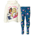 Barbie Pullover Crossover Fleece Hoodie and Leggings Outfit Set