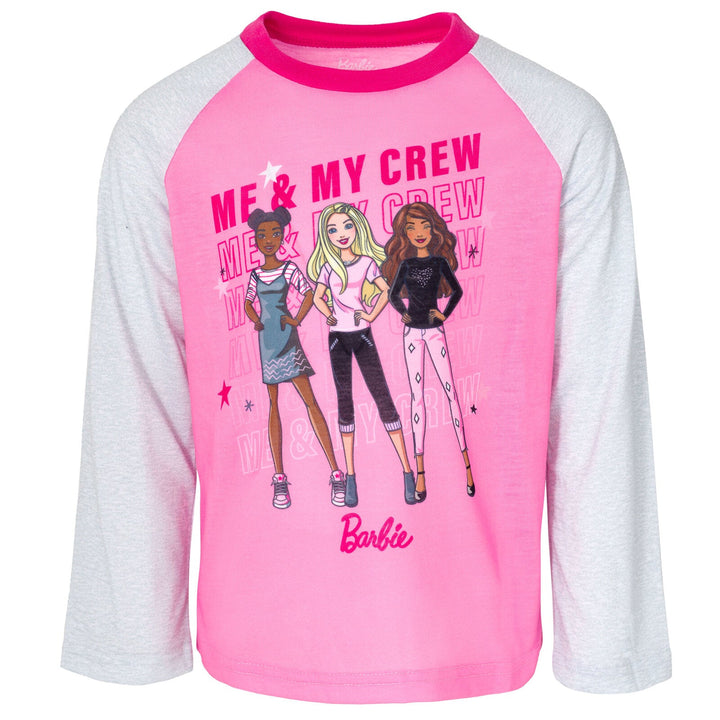 Barbie Pullover Pajama Shirt and Pants Sleep Set - imagikids