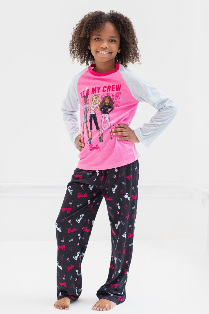 Barbie Pullover Pajama Shirt and Pants Sleep Set - imagikids