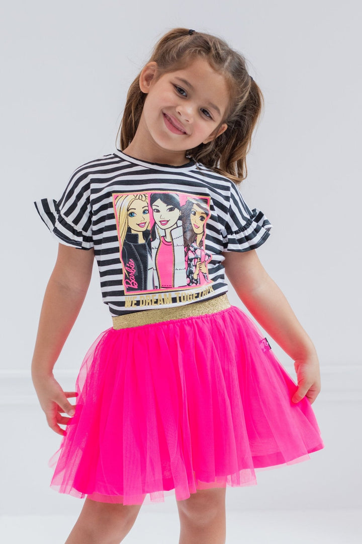 Barbie T-Shirt and Mesh Tutu - imagikids