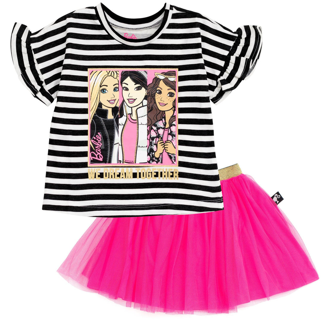 Barbie T-Shirt and Mesh Tutu - imagikids