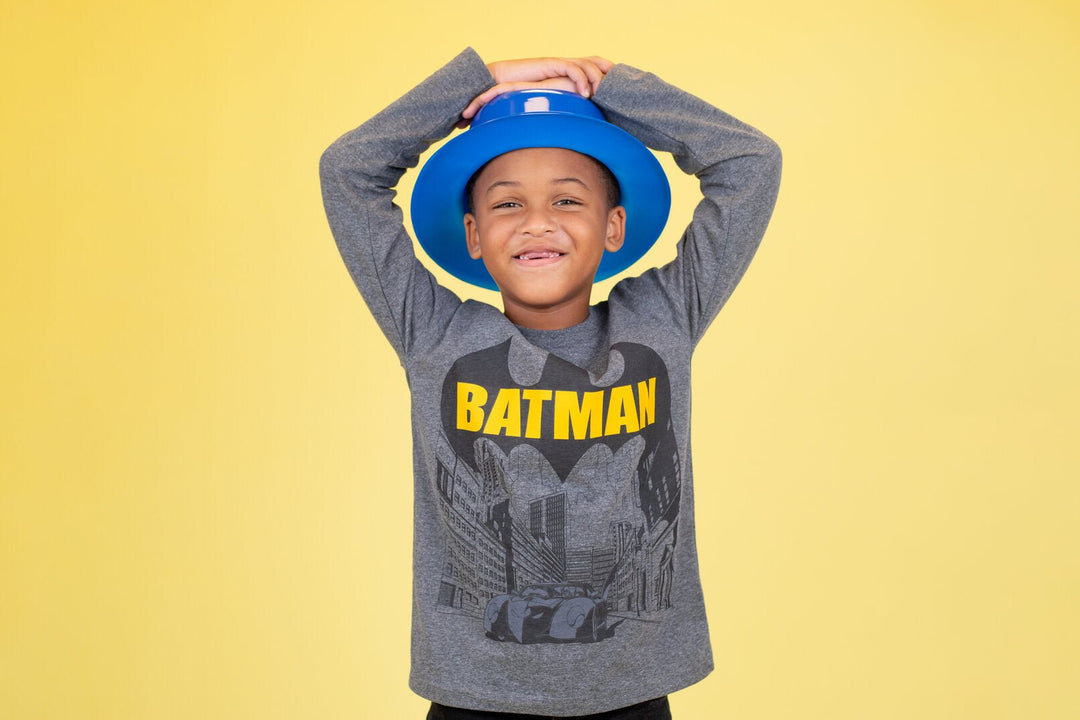 Batman 2 Pack Raglan Long Sleeve Graphic T-Shirt - imagikids