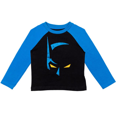 Batman 2 Pack Raglan Long Sleeve Graphic T-Shirt - imagikids