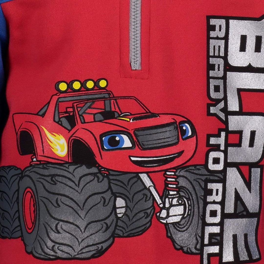 Blaze and the Monster Machines Fleece Half Zip Hoodie - imagikids