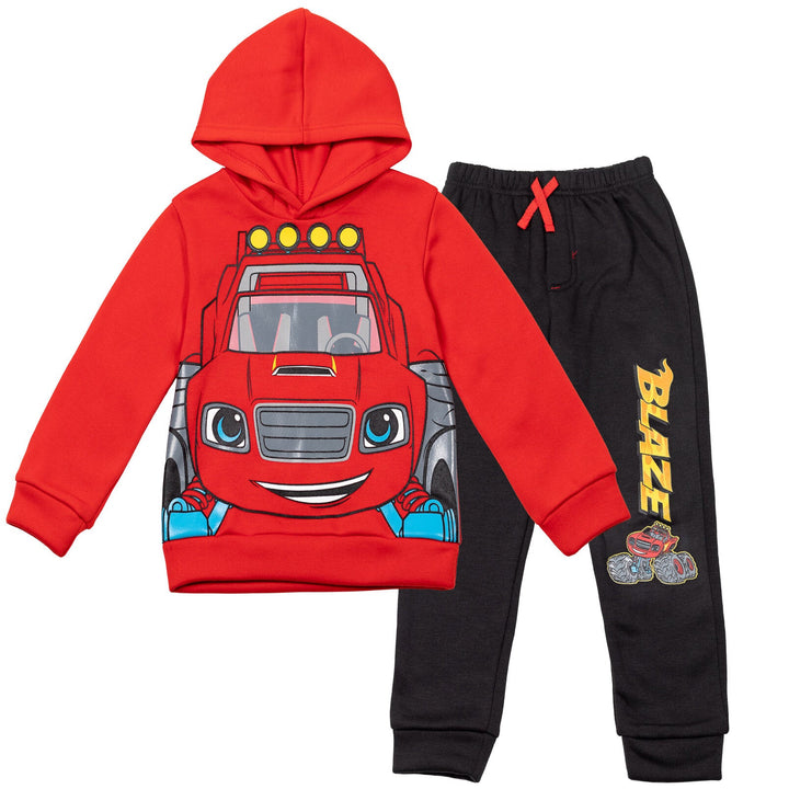 Blaze and the Monster Machines Fleece Pullover Hoodie and Jogger Pants Outfit Set - imagikids