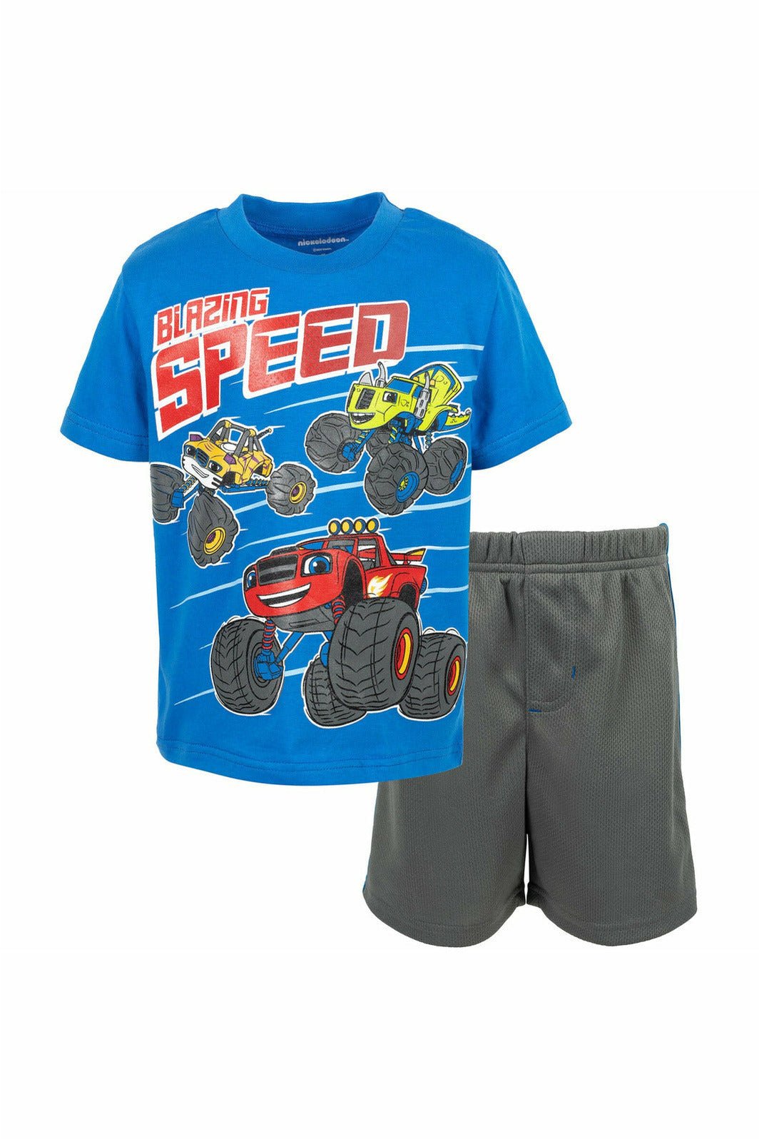 Blaze and the Monster Machines Graphic T-Shirt & Mesh Shorts - imagikids