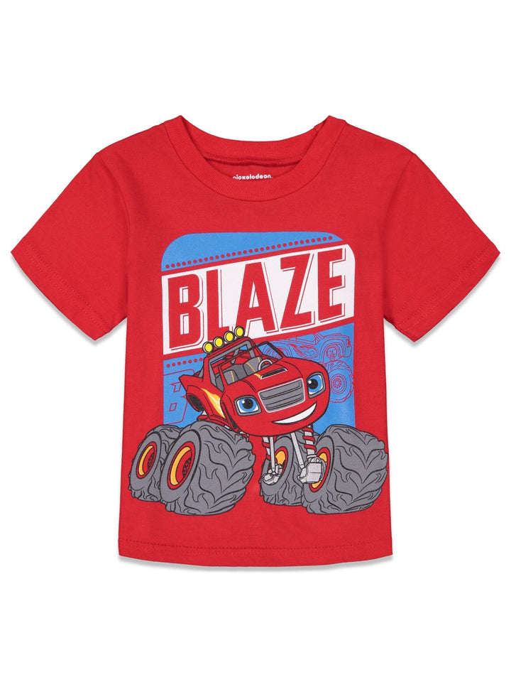 Blaze and the Monster Machines T-Shirt and Mesh Shorts Outfit Set - imagikids