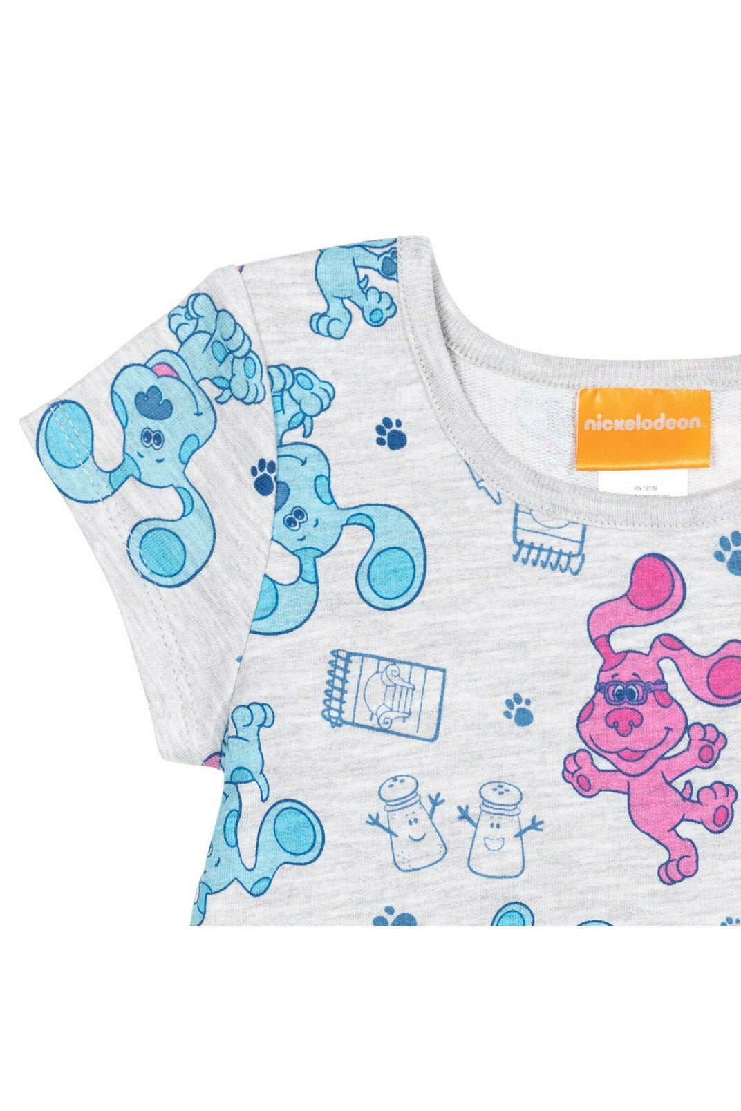 Blue's Clues & You! French Terry Short Sleeve Dress with Scrunchy - imagikids
