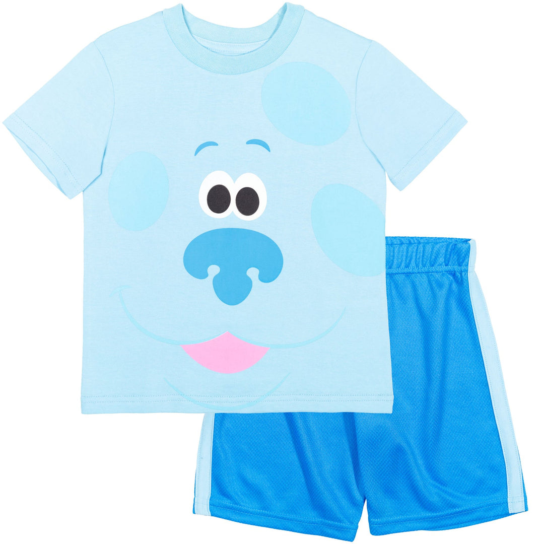 Blue's Clues & You! T-Shirt and Mesh Shorts Outfit Set - imagikids