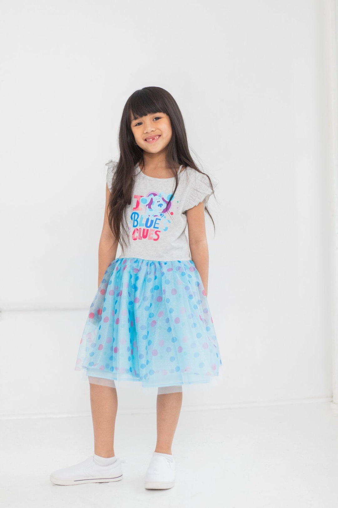 Blue's Clues & You! Tulle Short Sleeve Dress - imagikids