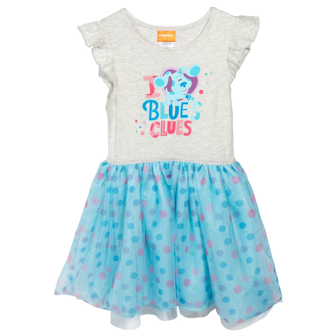 Blue's Clues & You! Tulle Short Sleeve Dress - imagikids