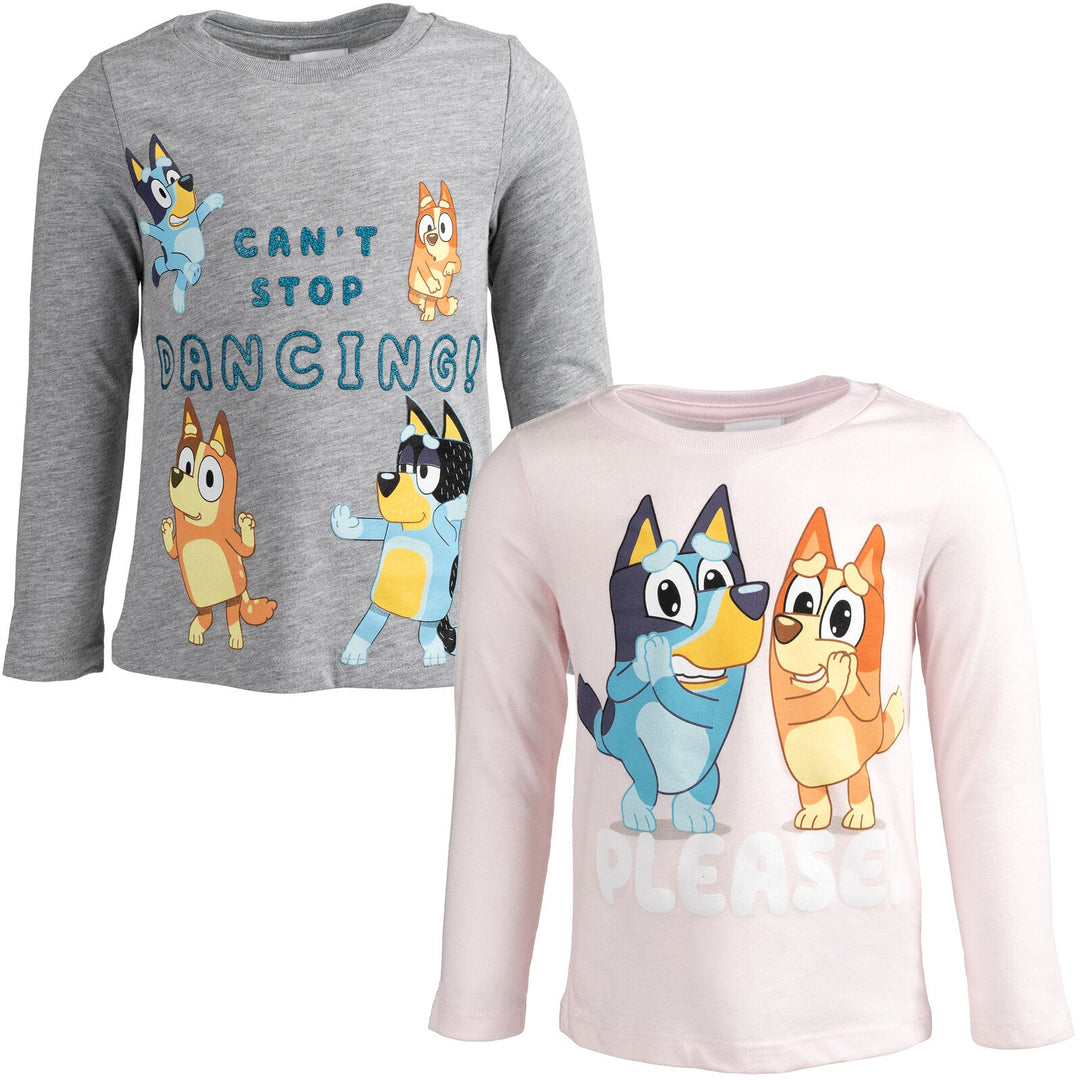 Bluey 2 Pack Long Sleeve T-Shirts - imagikids