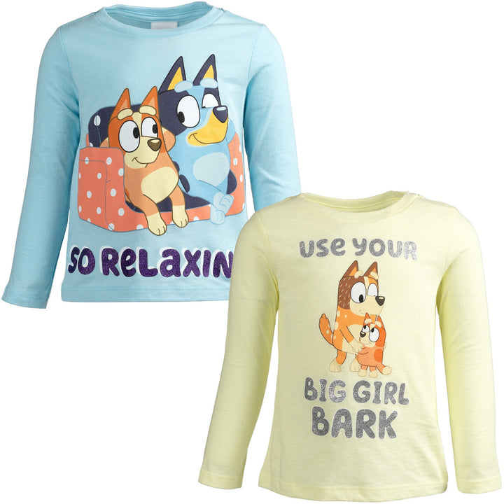 Bluey 2 Pack Long Sleeve T-Shirts - imagikids