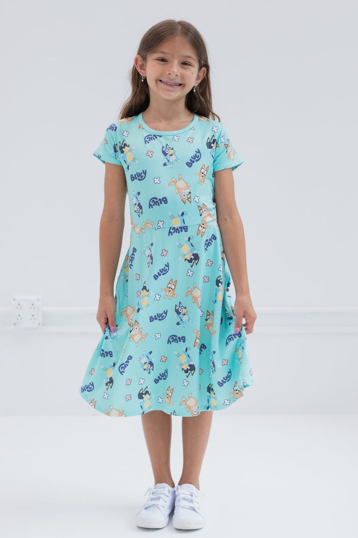 Bluey 2 Pack Skater Dresses - imagikids