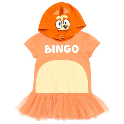 Bluey Bingo (Bluey) Cosplay Peplum T-Shirt and Leggings Outfit Set - imagikids