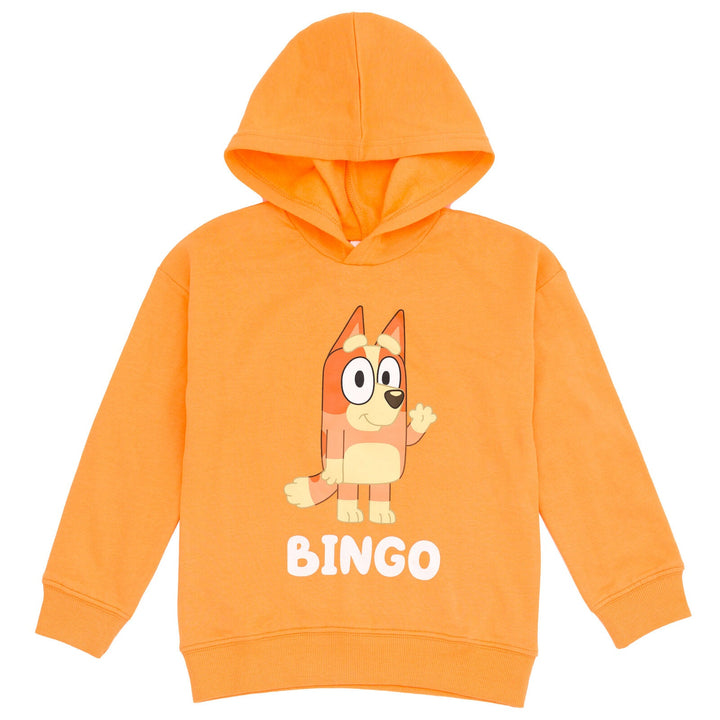 Bluey Bingo (Bluey) Fleece Pullover Hoodie and Jogger Pants Outfit Set - imagikids