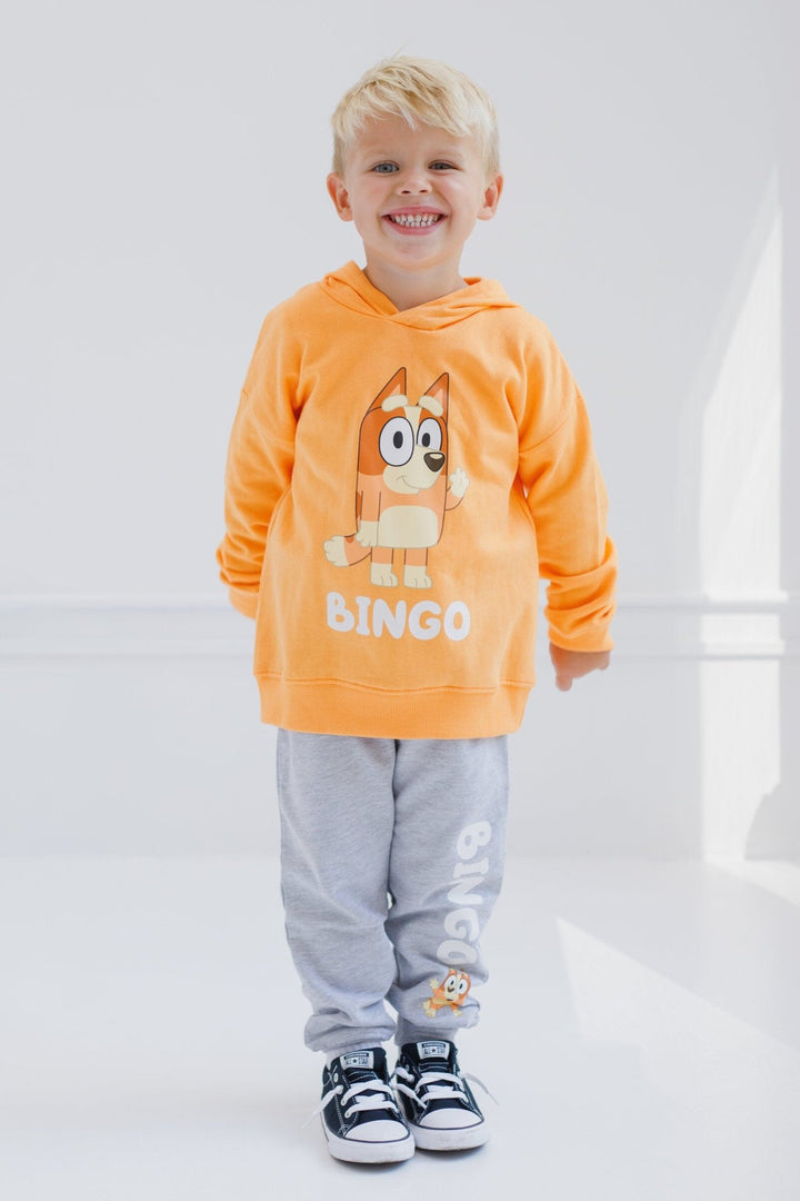 Bluey Bingo (Bluey) Fleece Pullover Hoodie and Jogger Pants Outfit Set - imagikids