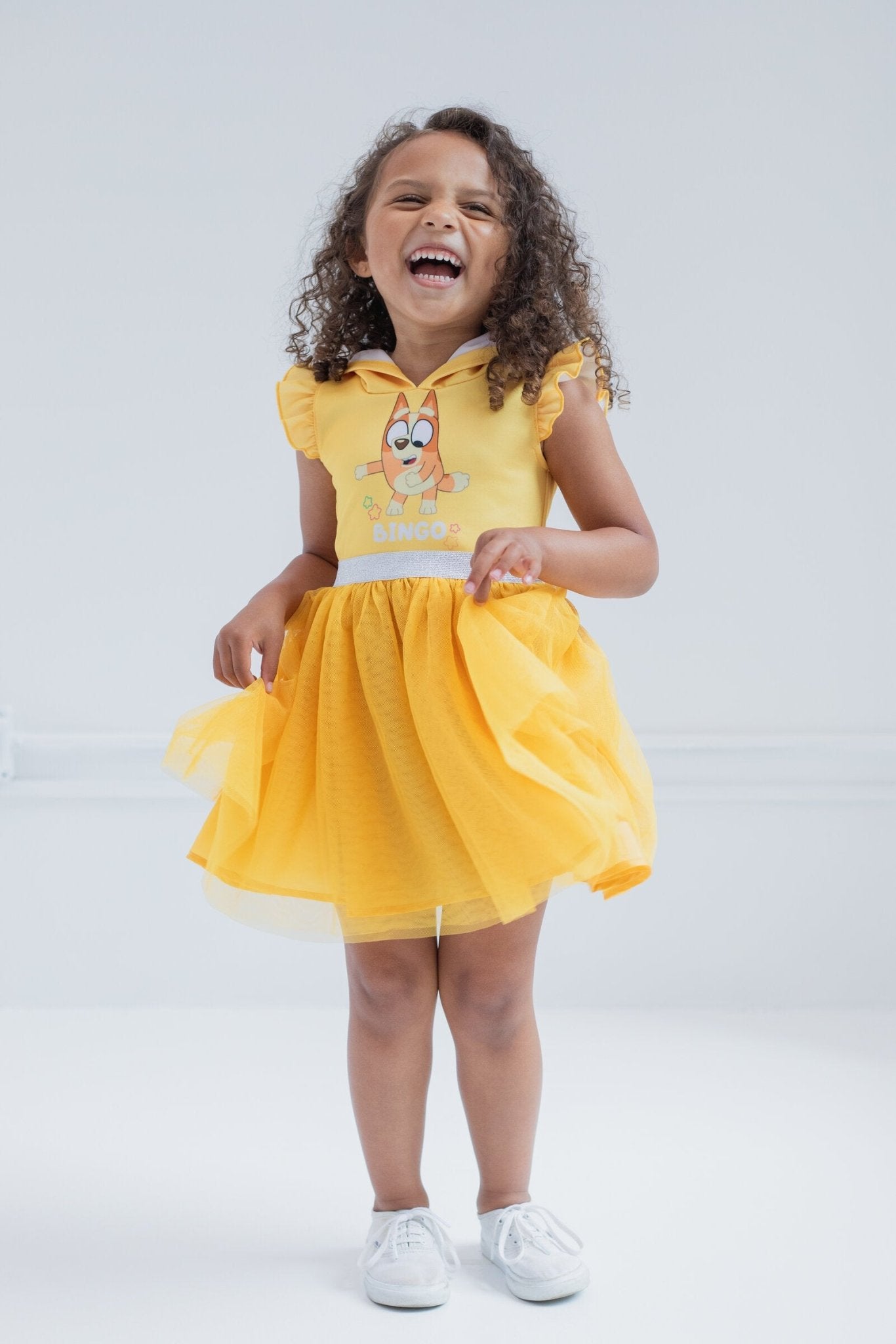 Bluey Bingo (Bluey) Mesh Cosplay Dress | imagikids Baby and Kids Clothing
