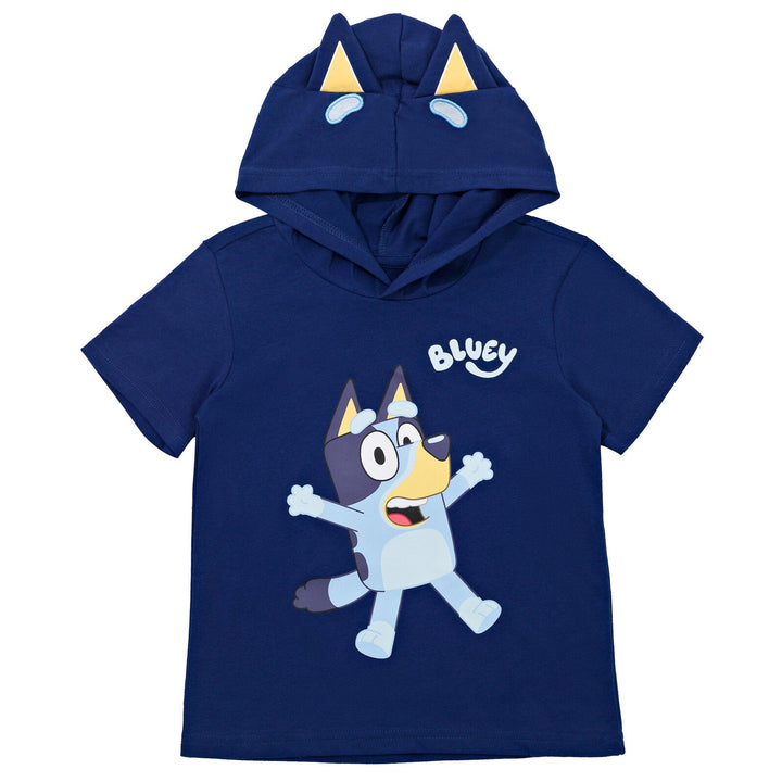 Bluey Cosplay T-Shirt and Mesh Shorts Outfit Set - imagikids