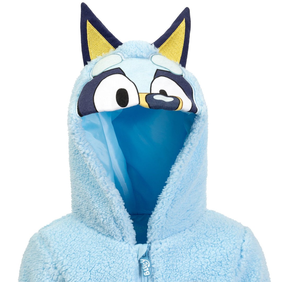 Bluey Cozy Sherpa Zip Up Cosplay Hoodie - imagikids