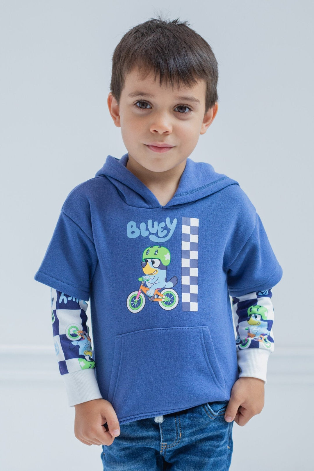 Bluey Fleece Hangdown Hoodie - imagikids