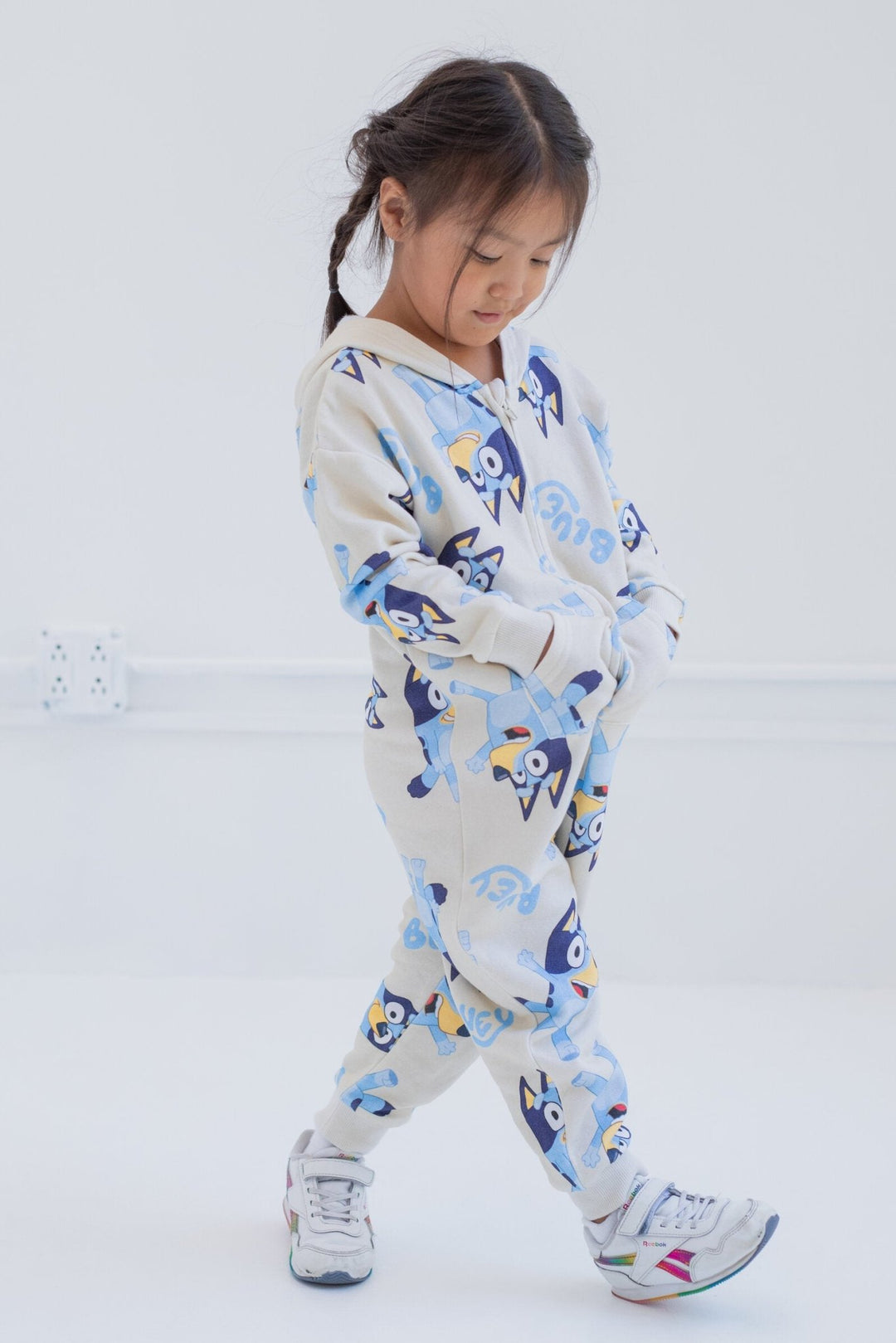 Bluey Fleece Zip Up Coverall - imagikids