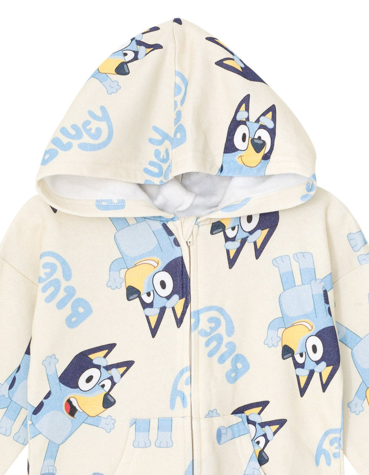 Bluey Fleece Zip Up Coverall - imagikids