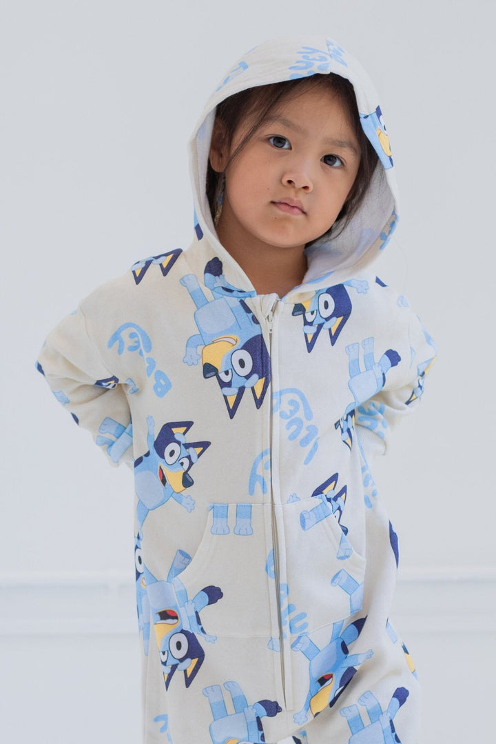 Bluey Fleece Zip Up Coverall - imagikids