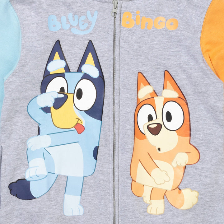 Bluey Fleece Zip Up Hoodie - imagikids