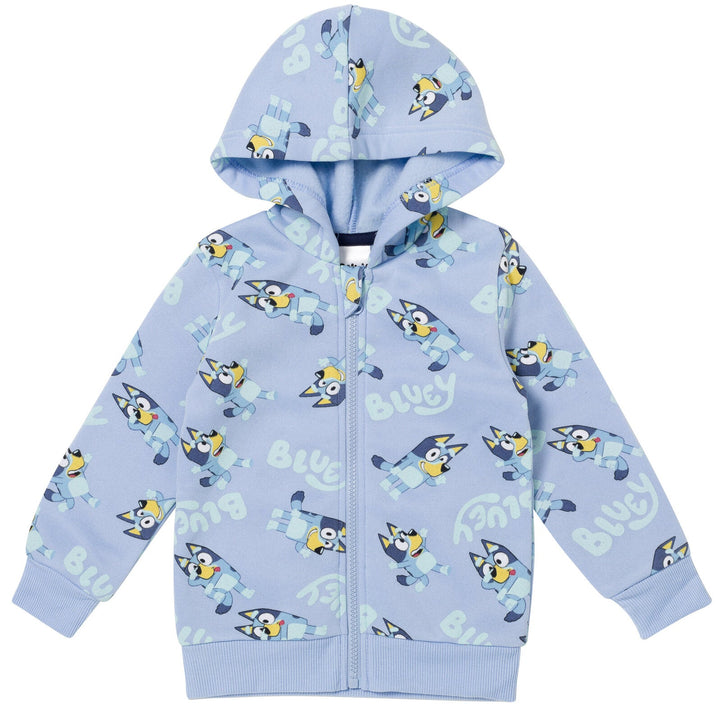 Bluey Fleece Zip Up Hoodie Set - imagikids