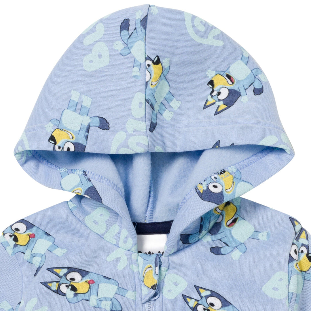 Bluey Fleece Zip Up Hoodie Set - imagikids