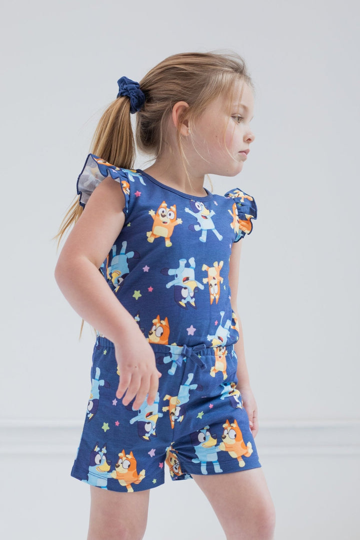 Bluey French Terry Sleeveless Romper - imagikids