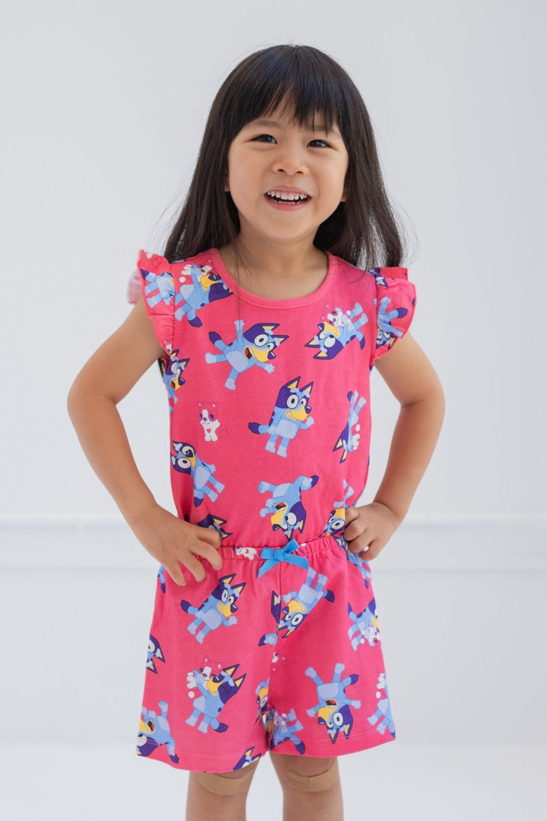 Bluey French Terry Sleeveless Romper - imagikids