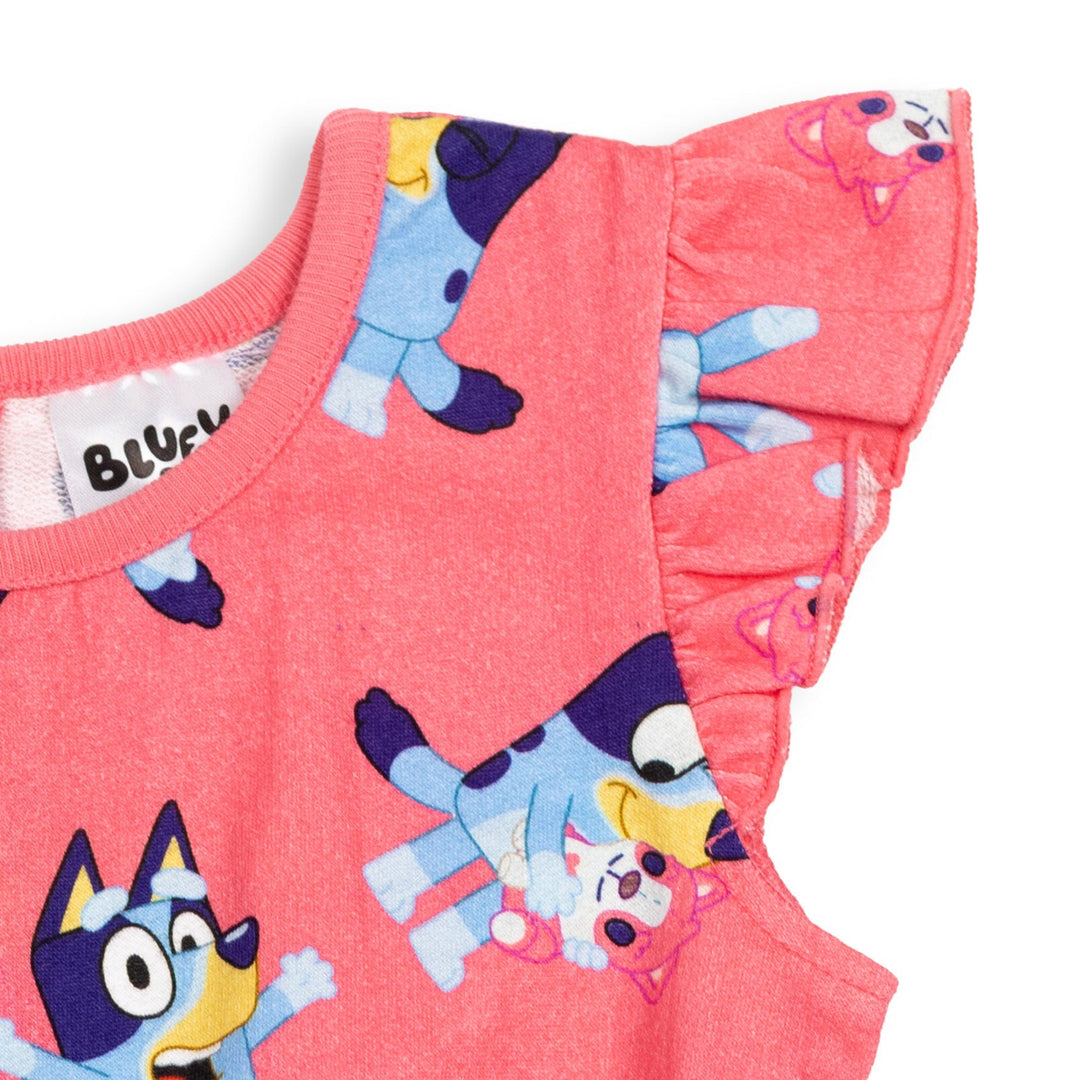 Bluey French Terry Sleeveless Romper - imagikids