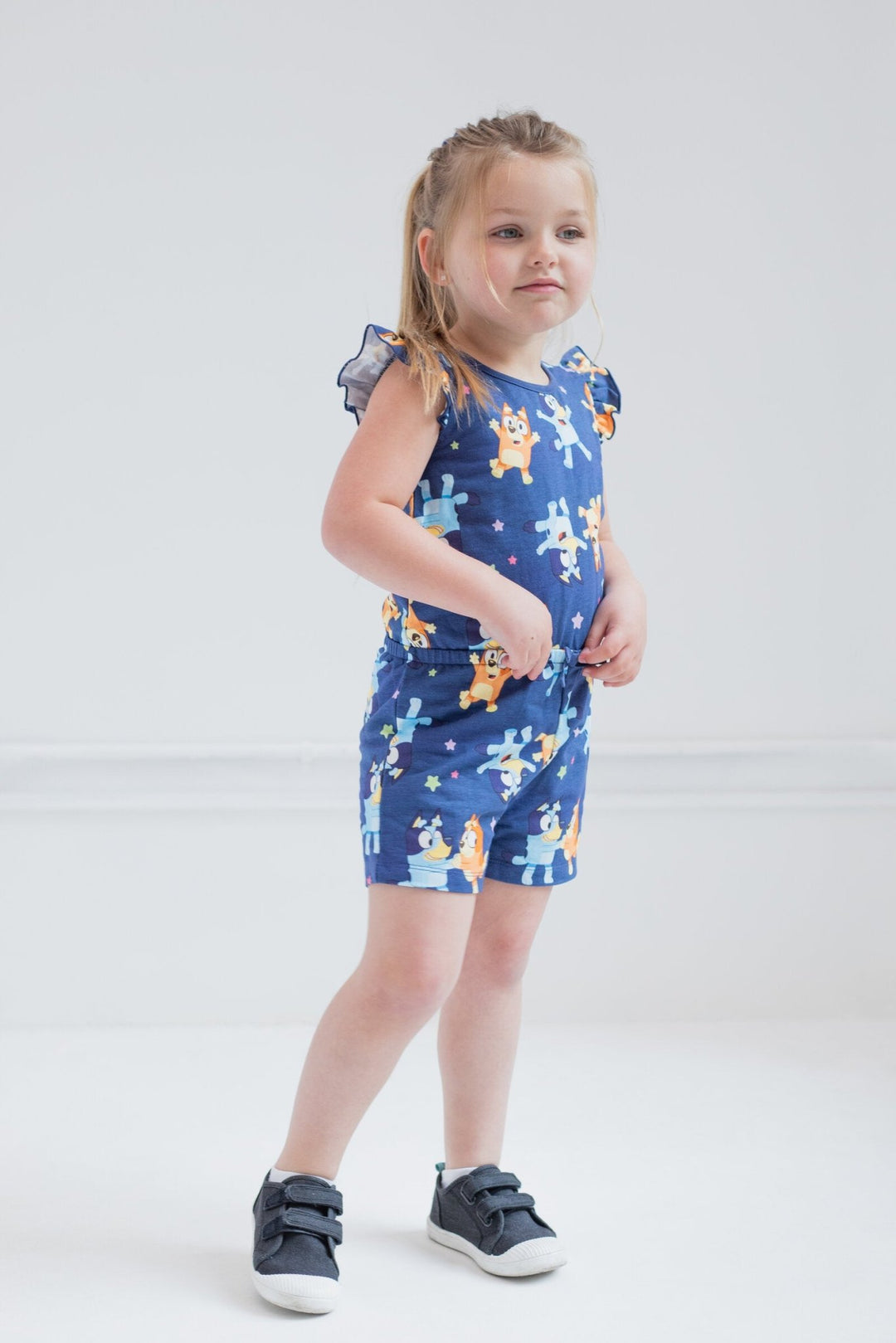 Bluey French Terry Sleeveless Romper - imagikids