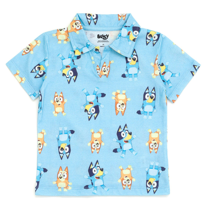 Bluey Polo Shirt and Shorts - imagikids