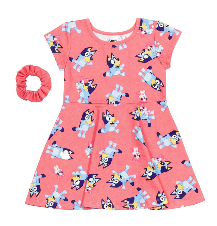 Bluey Skater Dress and Scrunchie - imagikids