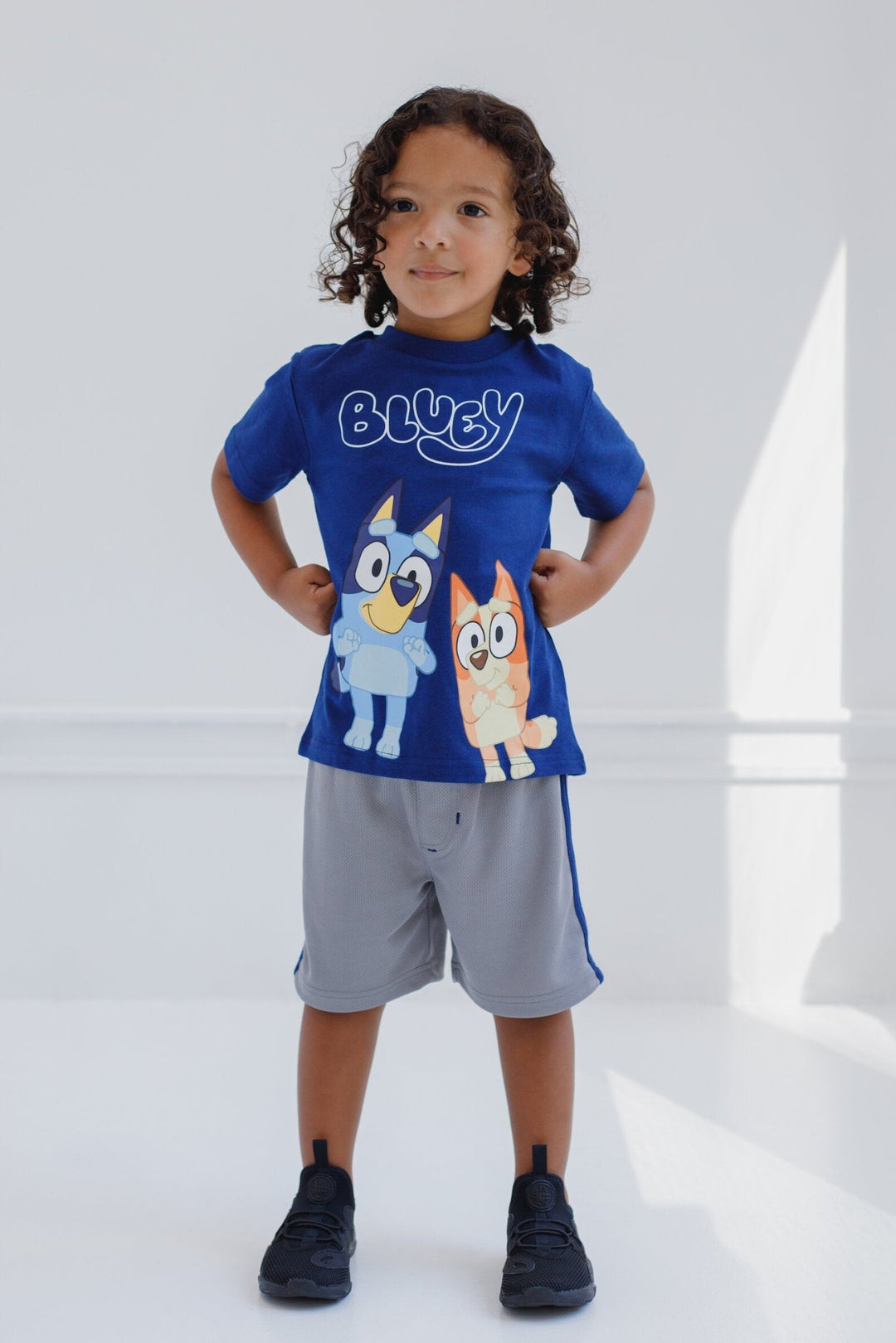 Bluey T-Shirt and Athletic Mesh Shorts Outfit Set - imagikids