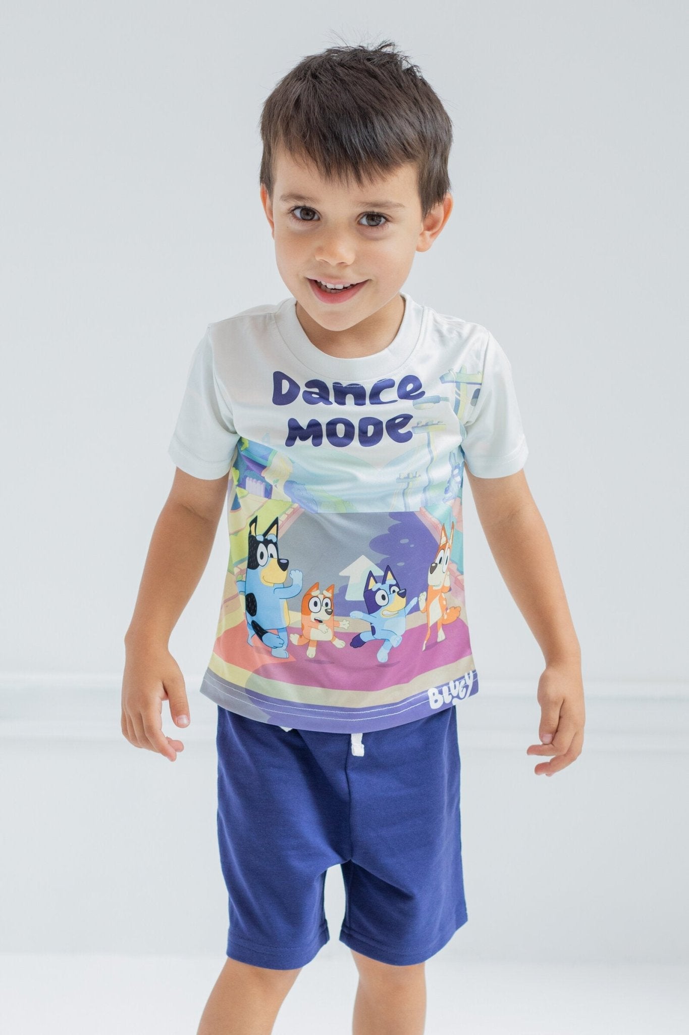 Bluey T-Shirt and French Terry Shorts Outfit Set - imagikids