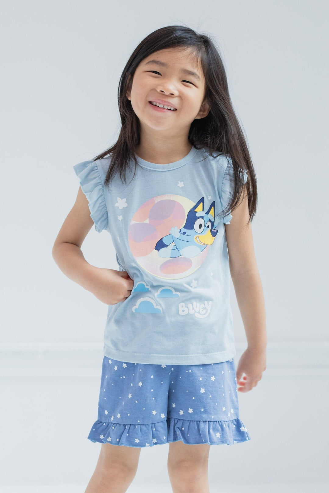 Bluey T-Shirt and French Terry Shorts Outfit Set - imagikids