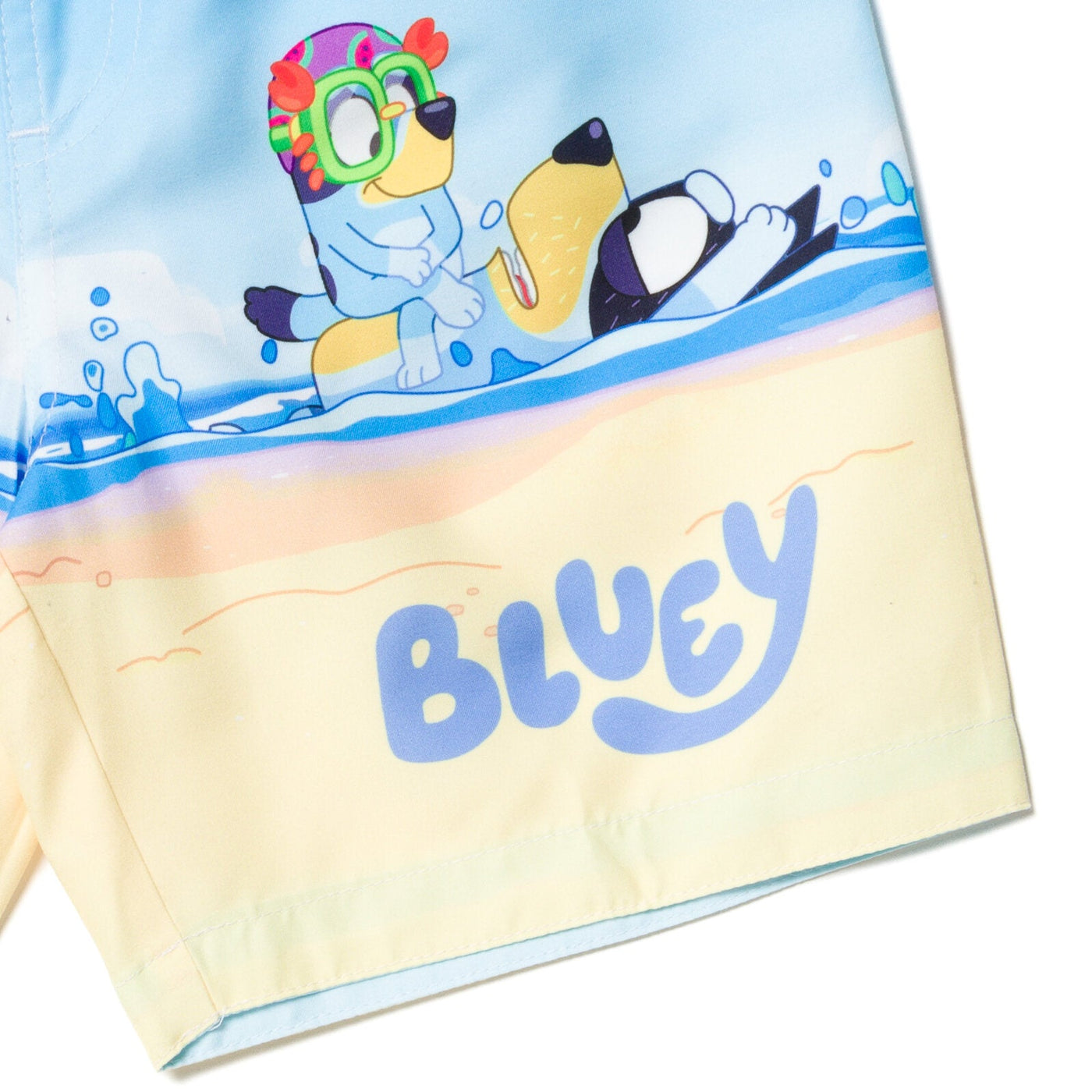 Bluey UPF 50+ Rash Guard Swim Trunks Outfit Set - imagikids