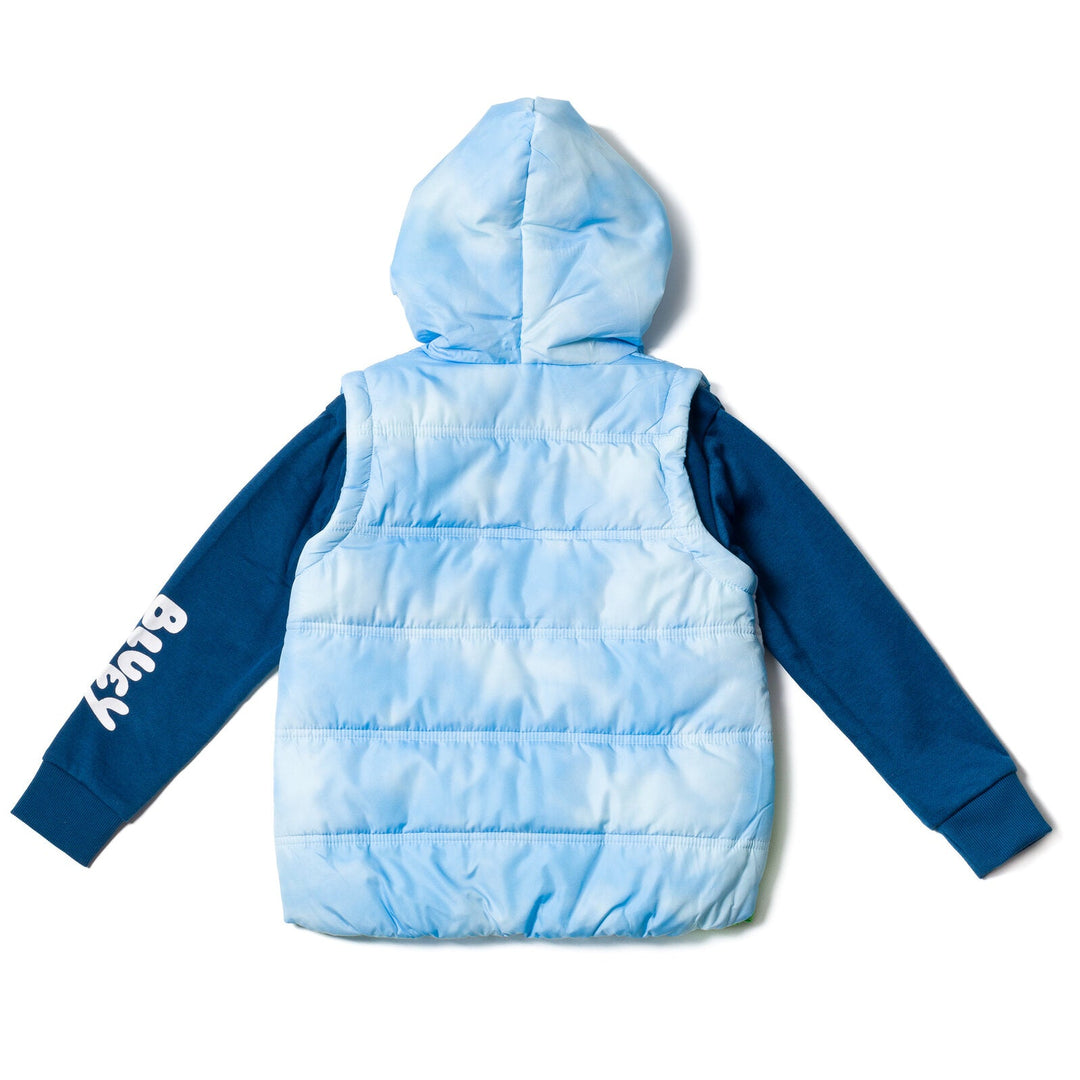 Bluey Zip Up Vest 2fer Jacket - imagikids